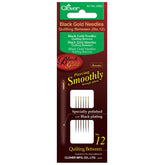 Black Gold Hand Sewing Needles (Quilting Between) No. 12